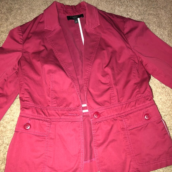 Talbots Jackets & Blazers - Talbots Dusty Pink/Red Women’s Career Blazer